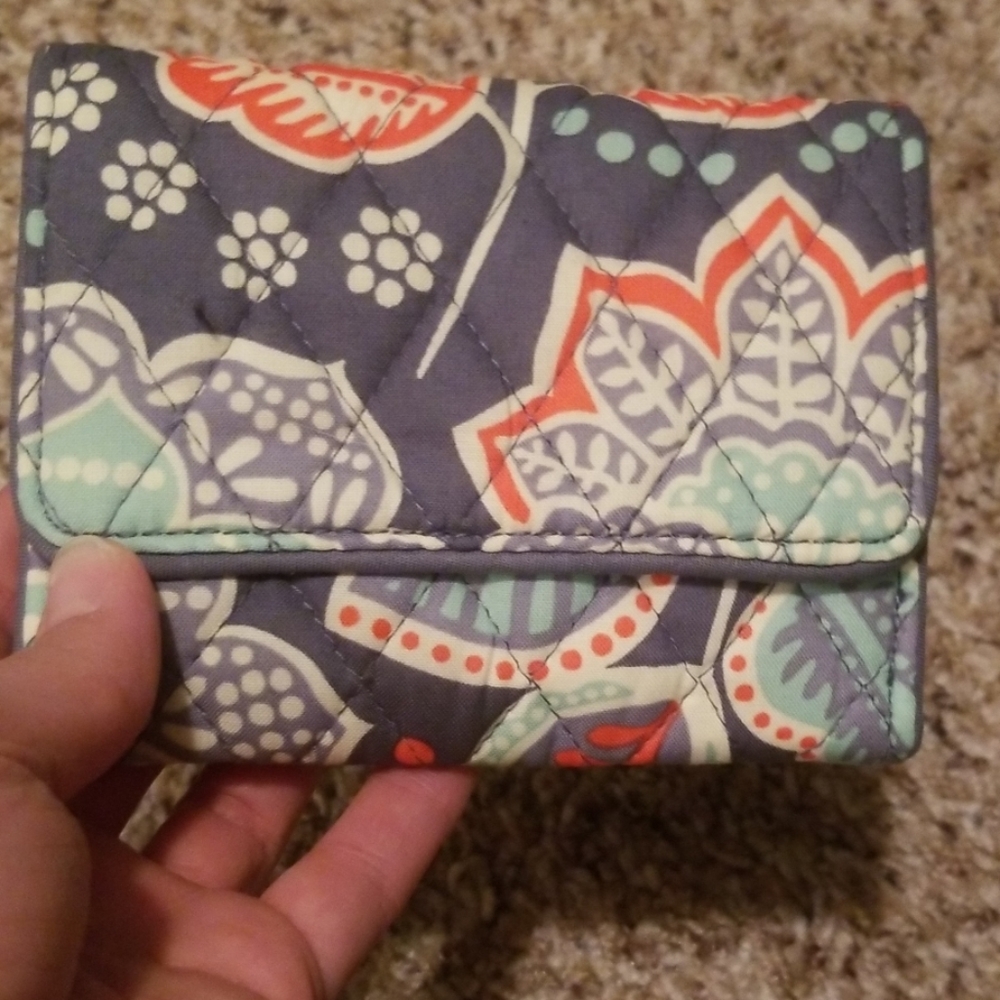 Vera bradley petite trifold wallet